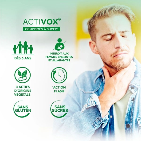 Activox Propolis miel citron comprimés