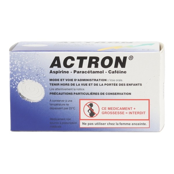 Actron comprimé effervescent