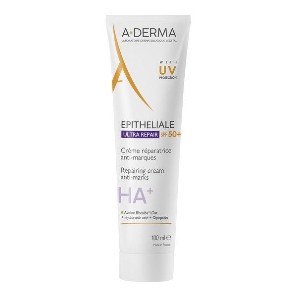 A Derma Epitheliale AH Ultra Crème réparatrice  anti marques SPF 50+