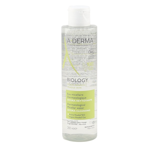 A Derma Biology Eau micellaire dermatologique hydra-nettoyante Bio