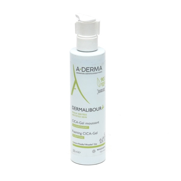 A Derma Dermalibour+ Cica gel moussant assainissant