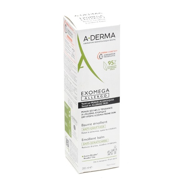 A Derma Exomega Allergo baume émollient