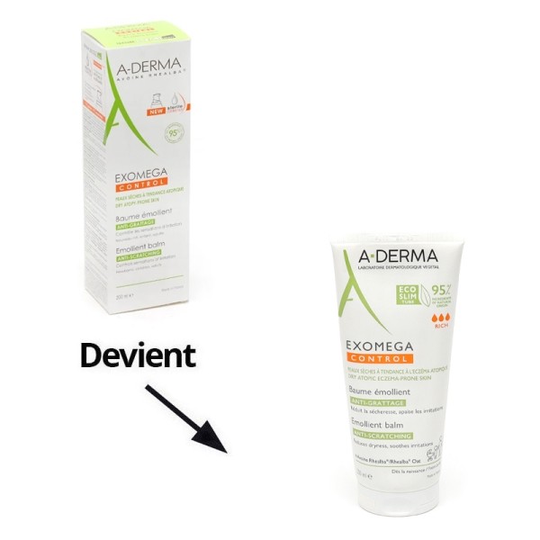 A Derma Exomega Control baume émollient