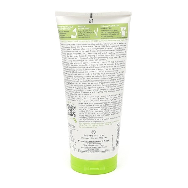 A Derma Exomega Control crème émolliente