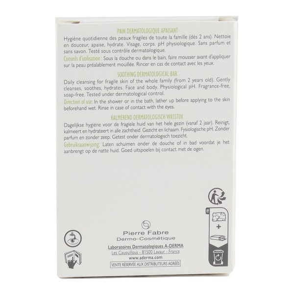 A Derma pain dermatologique apaisant