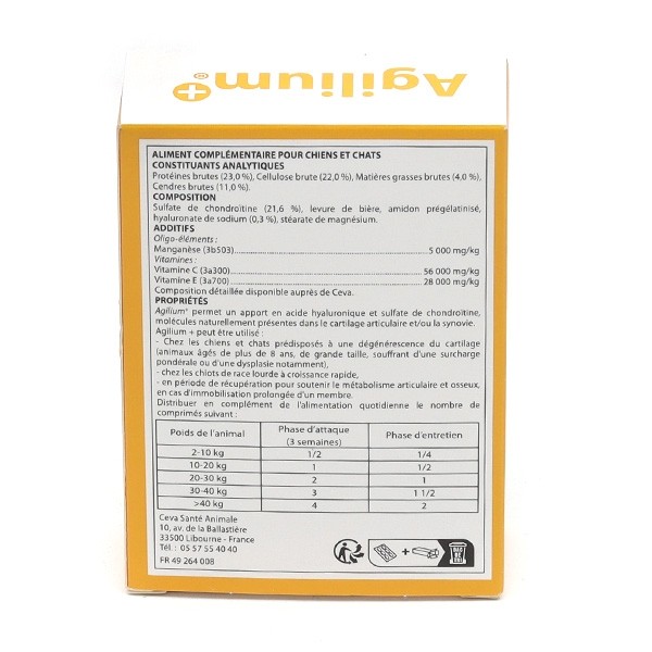 Agilium chien et chat comprimés