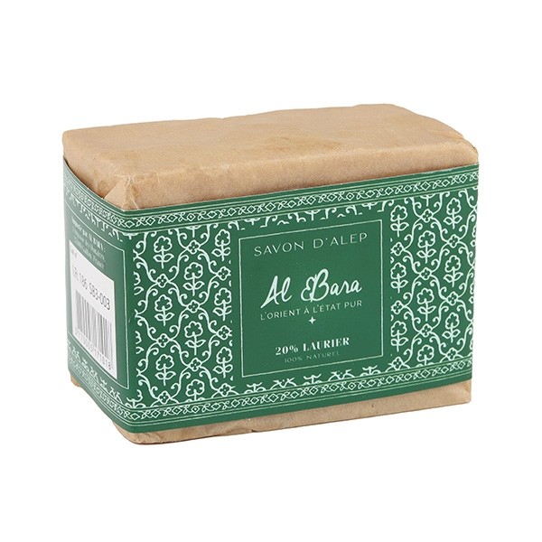 Al Bara savon d'Alep 20 % laurier