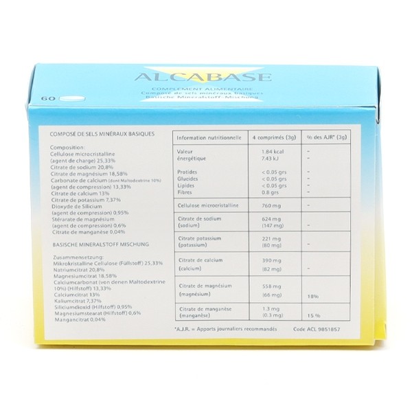 Alcabase comprimés