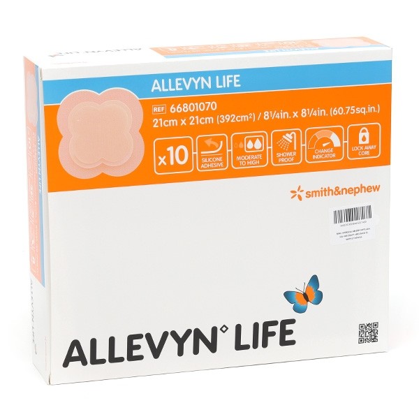 Allevyn Life Carré pansement adhésif siliconé