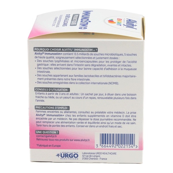 Immunostim+ Probiotiques Enfant sticks
