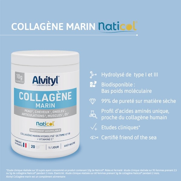 Alvityl collagène marin poudre