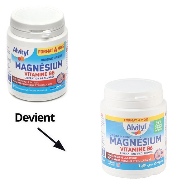 Alvityl Magnésium vitamine B6 comprimés