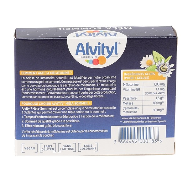 Alvityl Méla Sommeil gélule