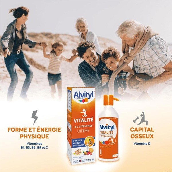 Alvityl Vitalité sirop multivitaminé