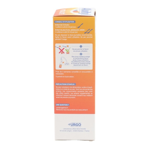 Alvityl Vitalité sirop multivitaminé