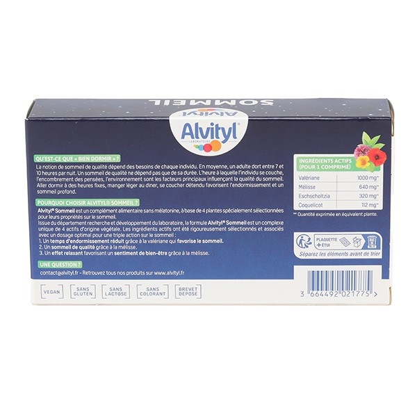 Alvityl Sommeil comprimés