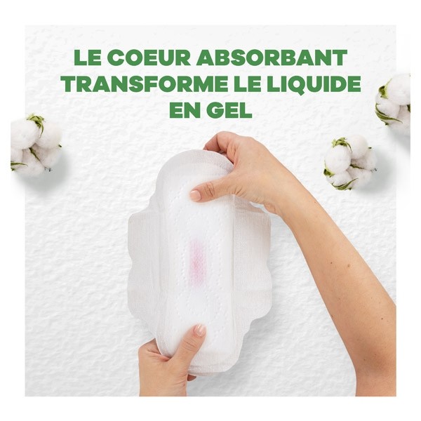 Always Cotton Protection Serviette hygiénique Long Bio