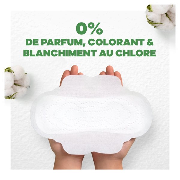 Always Cotton Protection Serviette Hygiénique Nuit Bio