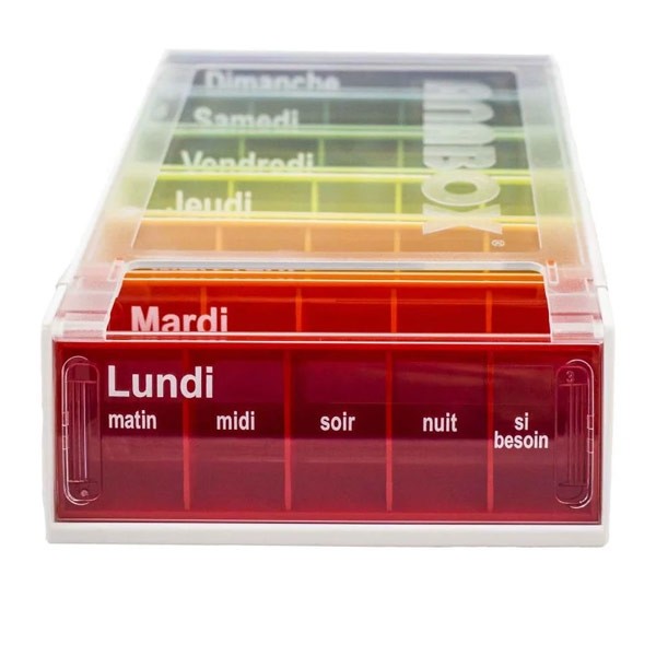Anabox pilulier hebdomadaire arc-en-ciel