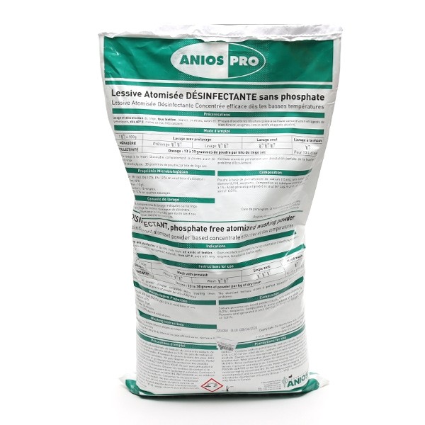 Anios lessive désinfectante poudre