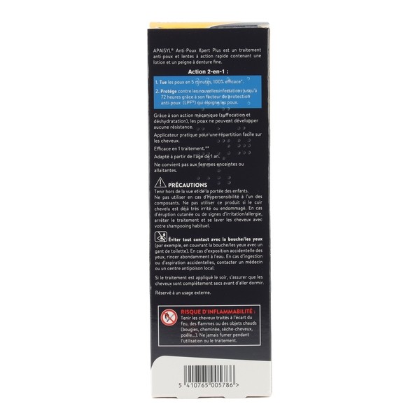 Apaisyl Xpert Plus Lotion anti-poux et lentes