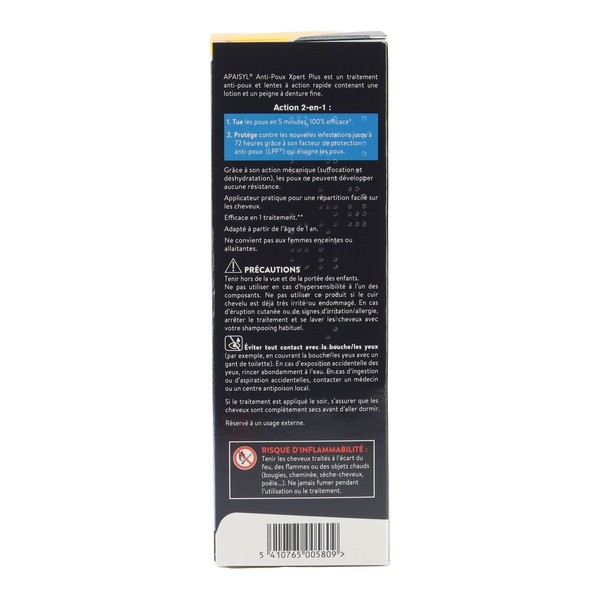 Apaisyl Xpert Plus Lotion anti-poux et lentes