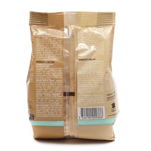 Argiletz Argile jaune en poudre