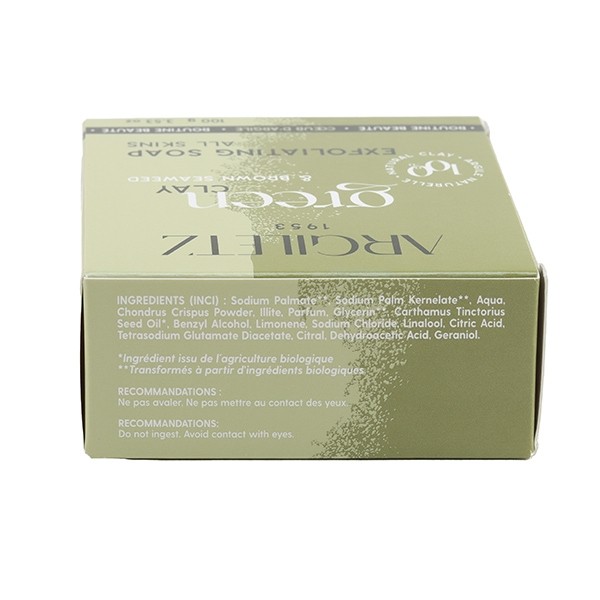 Argiletz Savon exfoliant Argile verte
