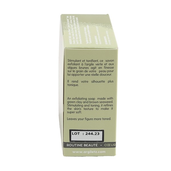Argiletz Savon exfoliant Argile verte