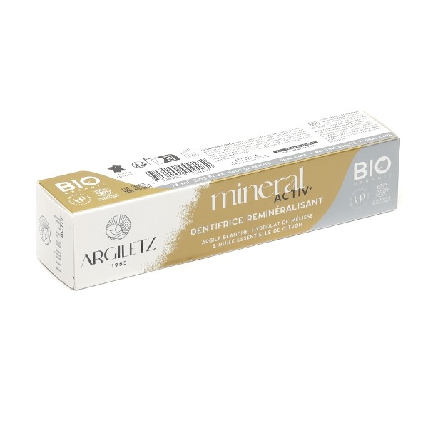 Argiletz Dentifrice Bio Mineral Activ