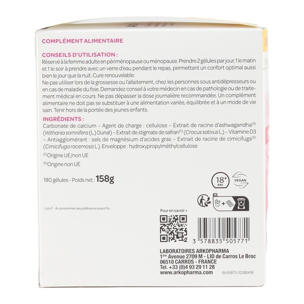 Arkofemina Confort ménopause gélules