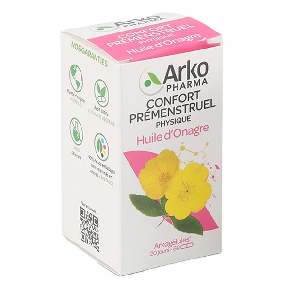 Arkogélules huile d'onagre capsules