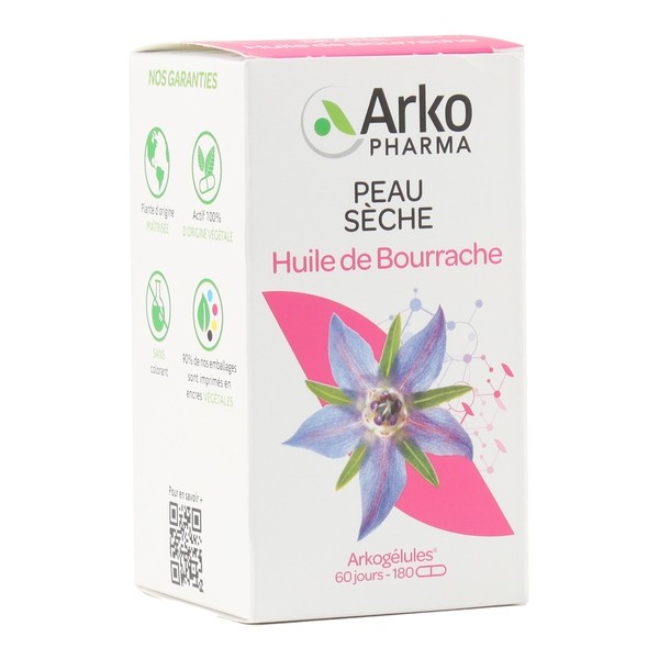 Arkogélules huile de bourrache capsules