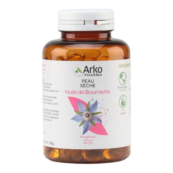 Arkogélules huile de bourrache capsules