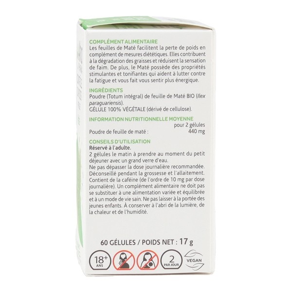 Arkogélules Maté gélules bio