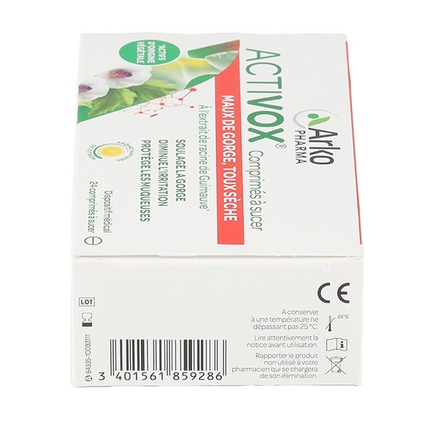 Activox citron comprimés à sucer