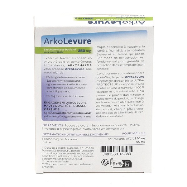 Arkolevure 250 mg gélules