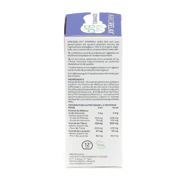 Arkorelax Sommeil Kids sirop Bio