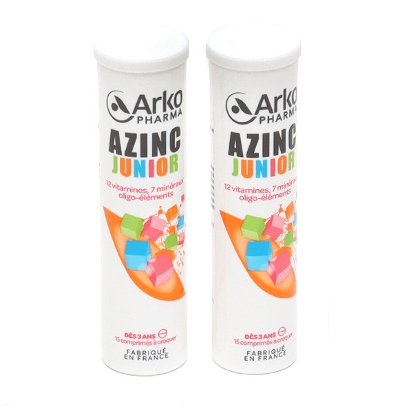 Azinc Junior fraise comprimés à croquer