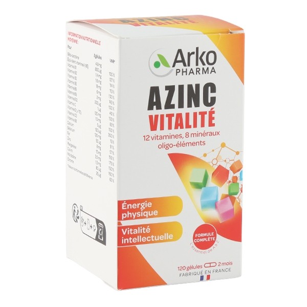 Azinc Vitalité gélules multivitamines