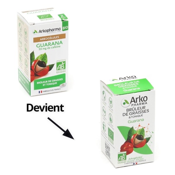 Arkogélules guarana Bio