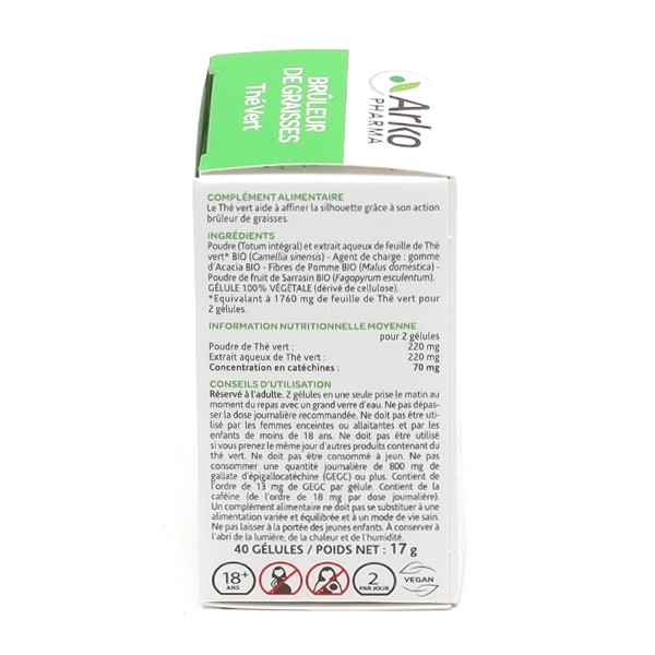 Arkogélules Thé vert bio gélules