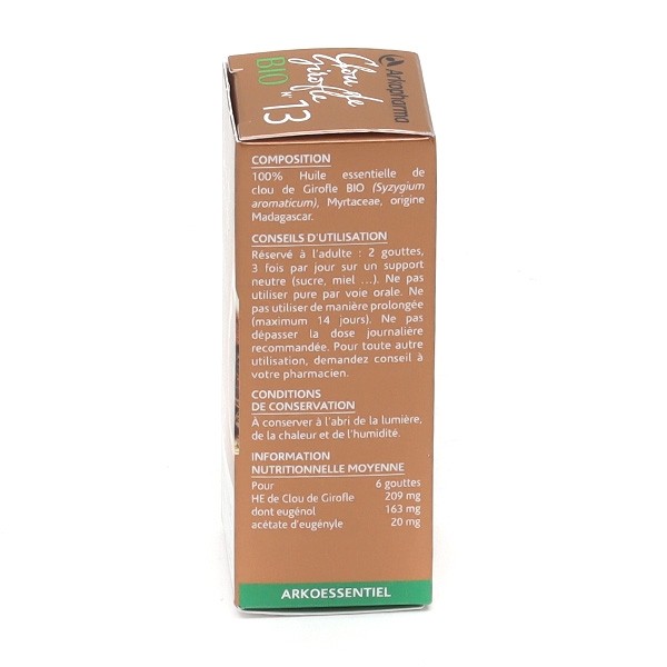 Arkopharma Huile essentielle Clou de girofle bio n°13