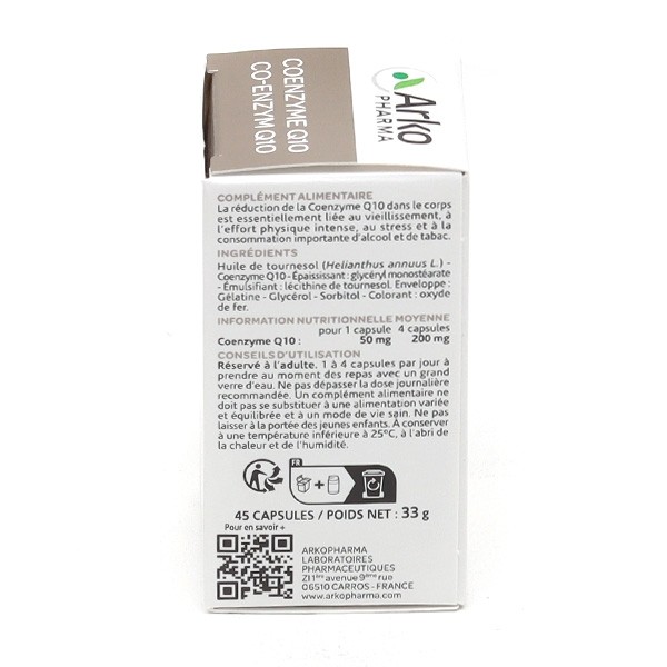 Arkopharma coenzyme Q10 capsules