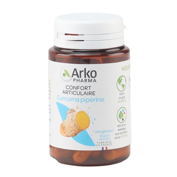 Arkogélules curcuma pipérine gélules