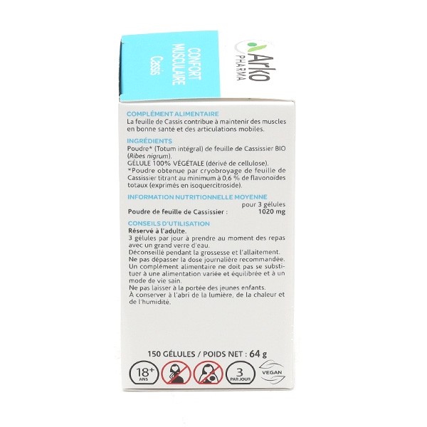 Arkogélules cassis Bio gélules