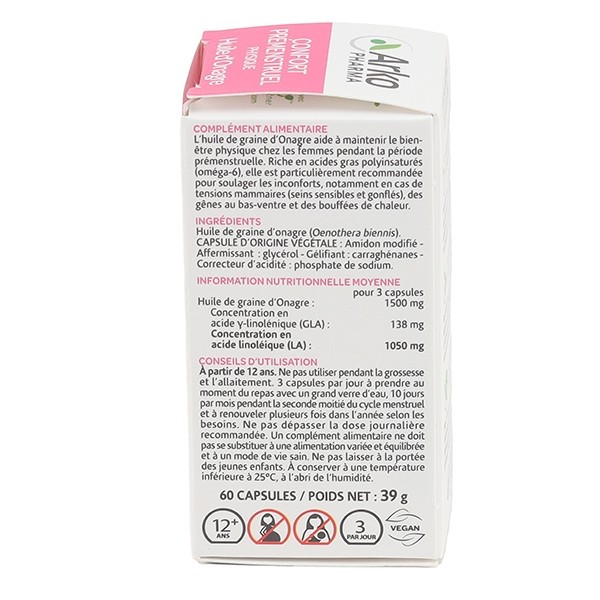 Arkogélules huile d'onagre capsules