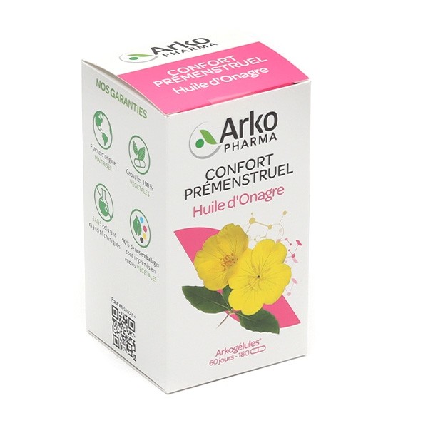Arkogélules huile d'onagre capsules