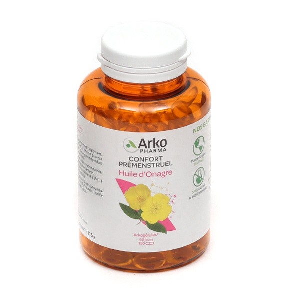 Arkogélules huile d'onagre capsules