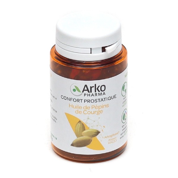 Arkogélules huile de pépins de courge capsules